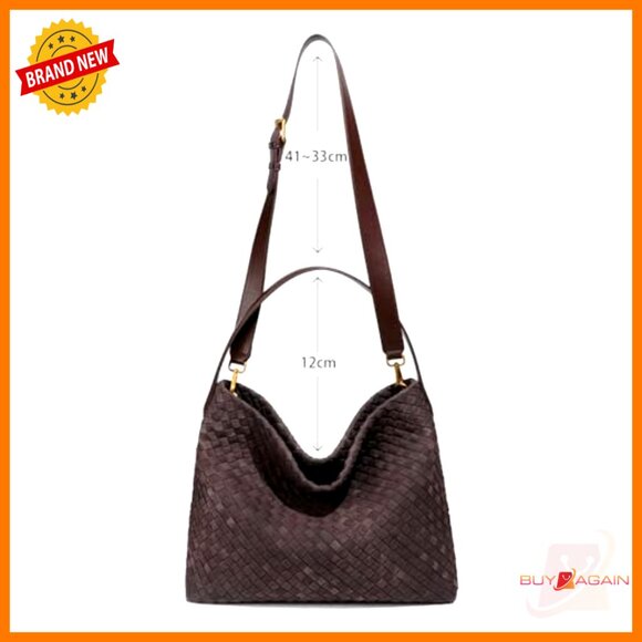 Slouchy Suede Hobo Bag with Top Handle and Crossbody Strap